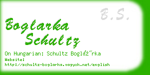 boglarka schultz business card